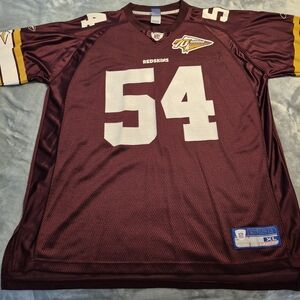 Jeremiah Trotter #54 Reebok Maroon and White Football Jersey